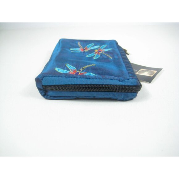 The Metropolitan Museum Of Art Embroidered Dragonfly Silk Pouch MMA Box NWT - Picture 7 of 14